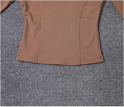 Women Long Sleeve Sport Jacket Spring Summer Gym Workout Coat Yoga Running Sports Cycling Top Casual Zipper Outfit Clothes Chic