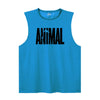 Mens Gym Tank Tops Animal Print Mesh Bodybuilding Clothing Fitness Sleeveless Shirt Quick Dry Basketball Jerseys Sports Vest