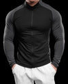 2024 New Men Sportswear Fitness Top Gym Jacket Quick-drying Breathable Slim Long-sleeved T-shirt Running Training Clothes Autumn