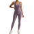 Jumpsuit Women One-piece Outfit  Sleeveless Square Neck  Bodysuit  Casual Streetwear Playsuits Sport Fitness Jumpsuit Women