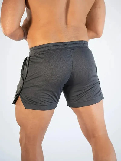 Gym Shorts Men Running Shorts Sport Homme Breathable Soft Tennis Workout Sportswear Mesh Short Pants Male Yoga Basketball