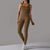 Women's Fitness seamless jumpsuit Solid Color Sports Jumpsuit Fitness Yoga Suit Jumpsuit Set Summer Ribbed Shapewear
