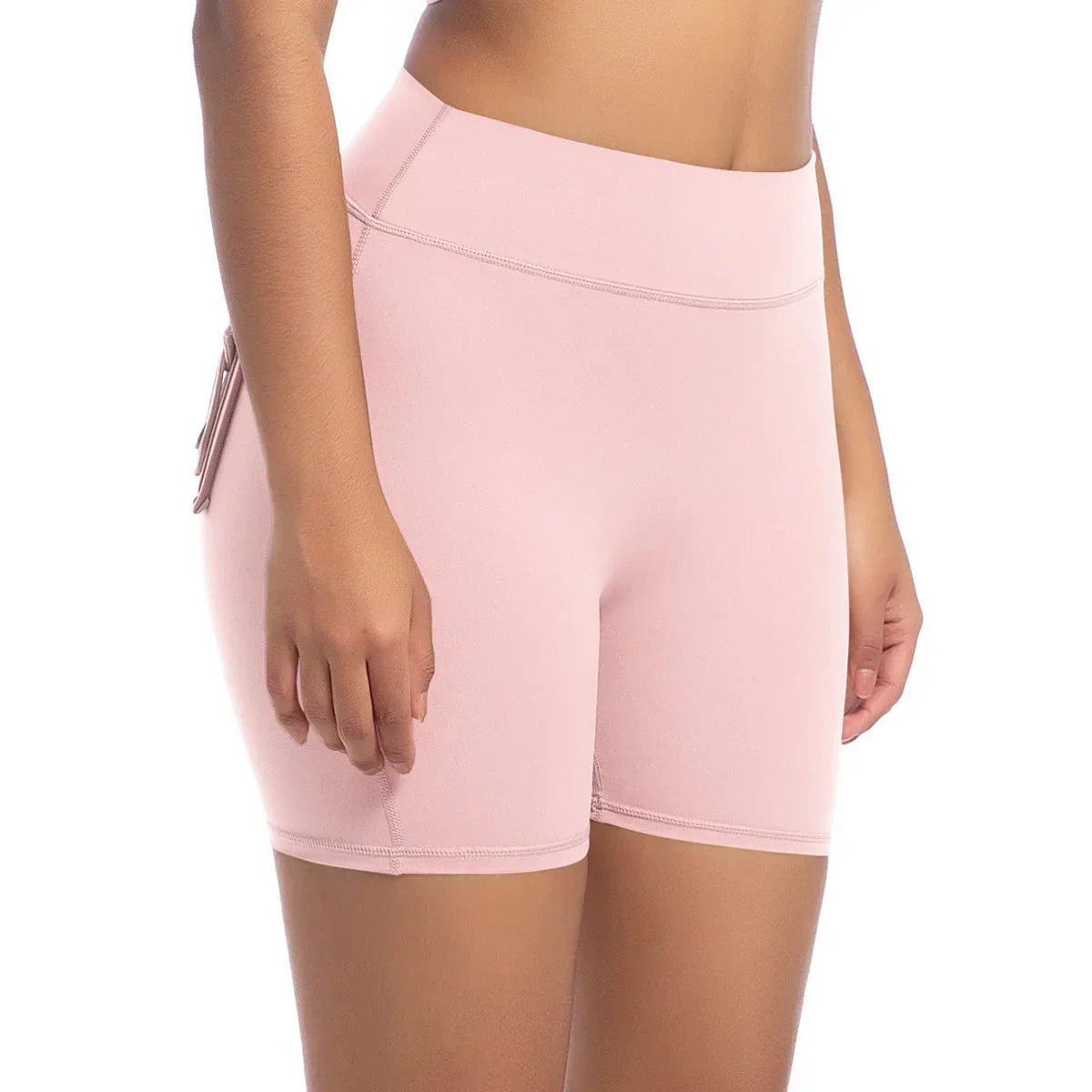 Womens Workout Shorts with Pockets Scrunch Butt Gym Biker Shorts High Waisted Booty Cargo Pants Yoga Running Leggings Activewear