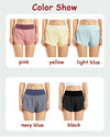 Sport Shorts Women Sportswear Double-deck Running Shorts Yoga Bottoms Summer Gym Fitness Training Jogging Short Pants