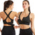 Women Sports Bras Tights Crop Top Yoga Vest Front Zipper Plus Size Adjustable Strap Shockproof Gym Fitness Athletic Brassiere