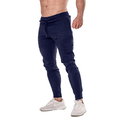 2022 Fashion Men Gyms Pure color Pants Joggers Fitness Casual Long Pants Men Workout Skinny Sweatpants Jogger Tracksuit Trousers