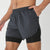 2025New Men Running Shorts Gym Sports Shorts 2 In 1 Quick Dry Workout Training Gym Fitness Jogging Short Pants Summer Men Shorts