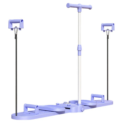 Fitness Ski Machine With Handle & Pull Rope Simulated Ski Trainer Foldable Ski Trainer Pelvic & Hip Strengthener for Home Gym ﻿
