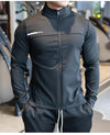 Mens Gym Fitness Shirts Tops High Quality Running Sport Jacket Outdoor Workout Sunscreen Clothing Training Sweatshirt Zipped