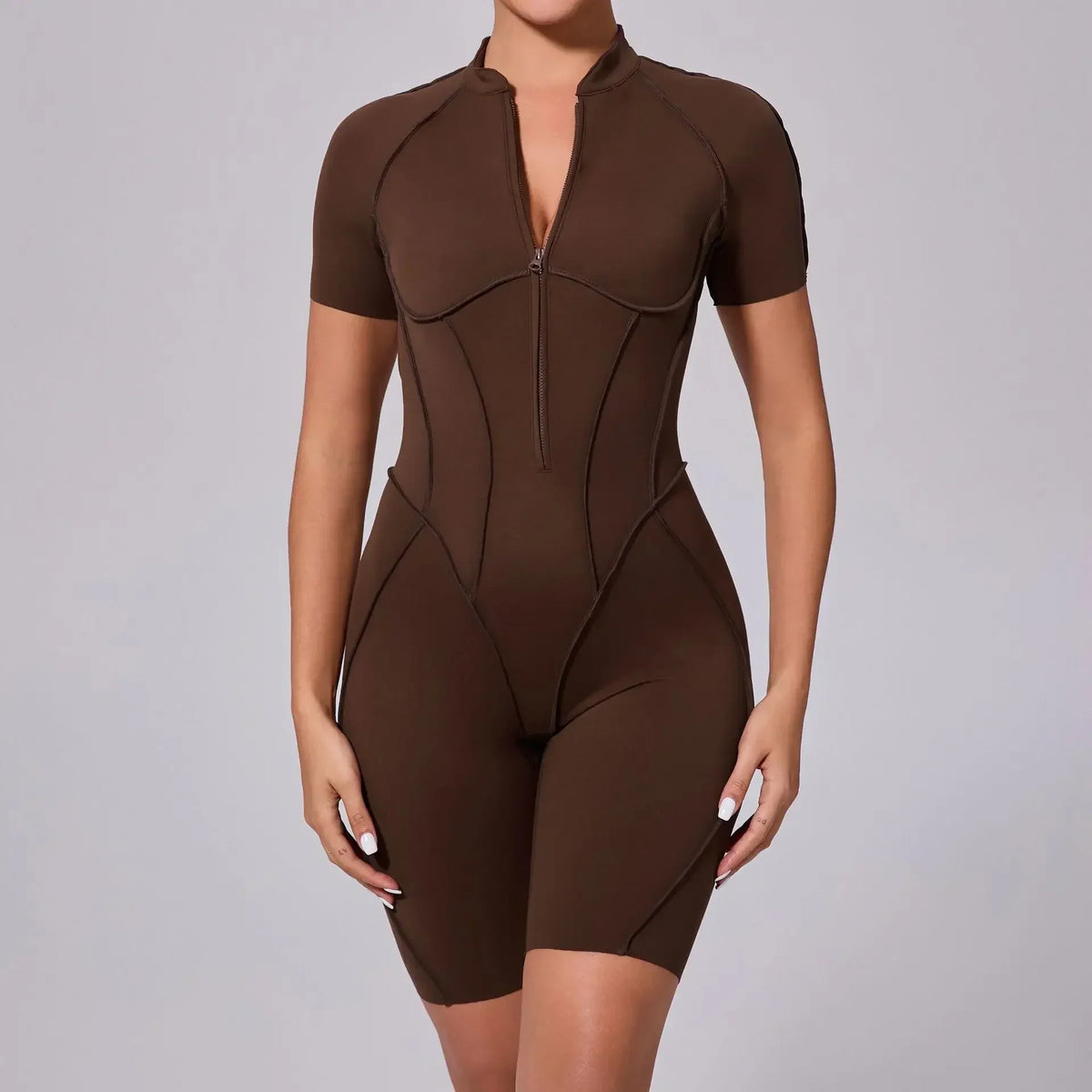 Women‘s Sports Jumpsuits Sets Fitness Combination impact bodysuit Shorts Outdoors Gym Workout Sexy Sports Jumpsuit kit Clothes