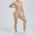 Women's Yoga Jumpsuit Fitness Sport Set Overalls Gym Clothing Wear Pilates Workout Clothes Women Short Sleeves Outfit Activewear