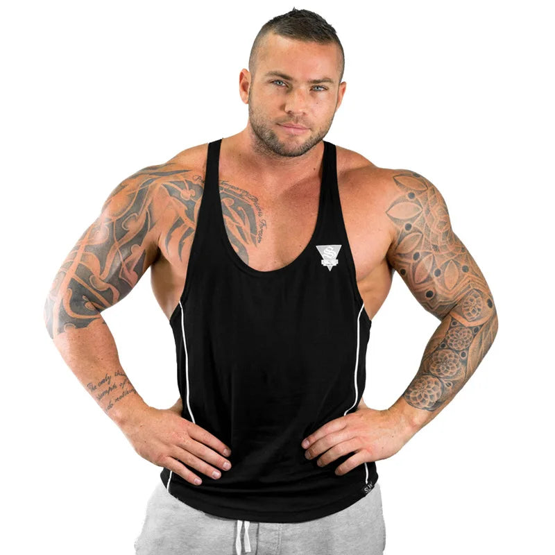 Mens Bodybuilding Tank top Gyms Fitness sleeveless shirt 2025 New Male Cotton clothing Fashion Singlet vest Undershirt Hombre