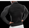 2024 New Men Sportswear Fitness Top Gym Jacket Quick-drying Breathable Slim Long-sleeved T-shirt Running Training Clothes Autumn