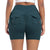 Womens Workout Shorts with Pockets Scrunch Butt Gym Biker Shorts High Waisted Booty Cargo Pants Yoga Running Leggings Activewear