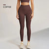 Women's Sports Fitness Leggings Seamless High Waist Stretch Solid Color Yoga Leggings Training Running Gym Quick Dry Breathable
