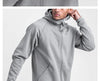 Men's Zipper Hooded Sweatshirt Gym Workout Hoodies Spring and Autumn Loose Fitness Hoodies Sports Casual Zipper Jacket Clothing