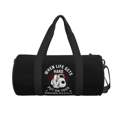 Boxing Kickboxing Sports Bags Training Gym Bag Gym Accessories Novelty Handbags Men's Custom Portable Fitness Bag