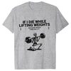 Gym Workout T-shirts for Men Clothing Funny Weightlifting Tshirts Short Sleeve Tops Clothes Fitness Exercise Tee Shirts Homme