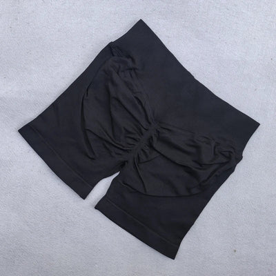Sports Shorts Women Low Ribbed Waistband Yoga Shorts Seamless Workout Gym Scrunch Shorts Booty High Stretch Running Shorts