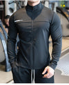 Mens Gym Fitness Shirts Tops High Quality Running Sport Jacket Outdoor Workout Sunscreen Clothing Training Sweatshirt Zipped