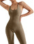 Jumpsuit Women One-piece Outfit  Sleeveless Square Neck  Bodysuit  Casual Streetwear Playsuits Sport Fitness Jumpsuit Women