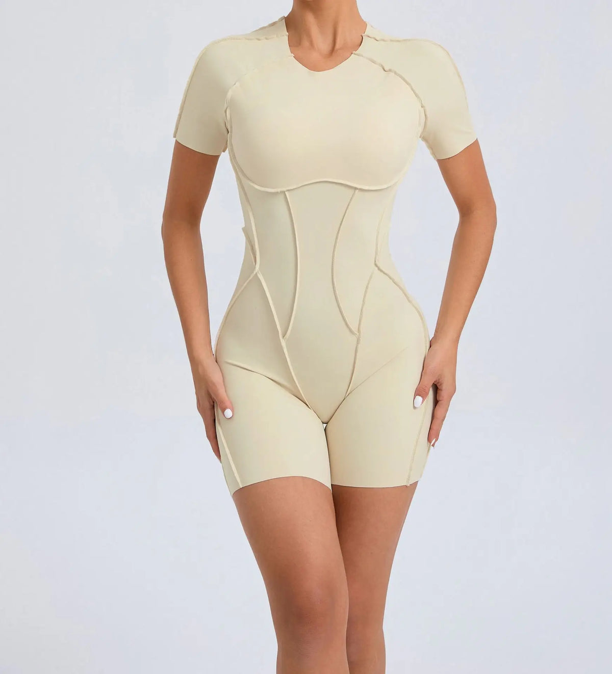 Short Jumpsuit Gym Clothes For Women Sportswear Fitness Overalls Backless Scrunch Booty Yoga Suit Sports Set Outfit