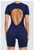 Short Jumpsuit Gym Clothes For Women Sportswear Fitness Overalls Backless Scrunch Booty Yoga Suit Sports Set Outfit