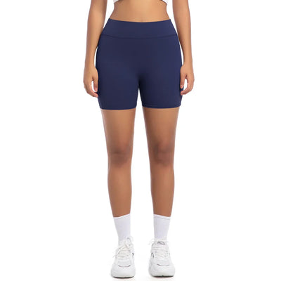 Womens Workout Shorts with Pockets Scrunch Butt Gym Biker Shorts High Waisted Booty Cargo Pants Yoga Running Leggings Activewear