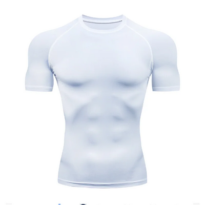 Men's T Shirt Outdoor Training Fitness Gym Jogging Running Sweatshirt Bat/-Man Compression Shirts Tight Elastic Breathable