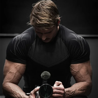 Men's T-shirt men Short Sleeve t-shirts Fitness Tops Running T shirt Workout Training Tees Man Gym bodybuilding Clothing
