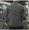New Men Fitness Running Jacket Spring and Autumn Gym Outerwear Loose Casual Jogging Outdoor Stand-up Collar Tracksuit Sportswear