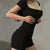 Europe and the United States comfortable fitness wear women's jumpsuit generous collar lift hip slim sexy shorts