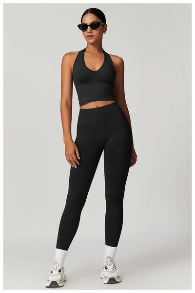 New Yoga Leggings Women Fitness Trouser High Waist Lifting Hip Cycling Running Sport Pants Activewear Gym Stretch Fitness Pants