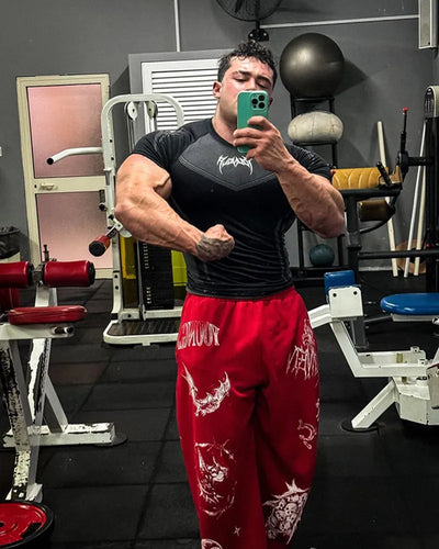 2025 YOUNGAL New Men's Fitness T-shirts clothing  sports Tshirt tights high elastic training short sleeve fitness man clothing