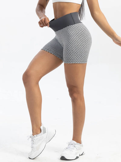 Women Sports Short Yoga Legging Shorts Squat Proof High Waist Fitness Tight Shorts Quick Drying Cycling Workout Gym Shorts