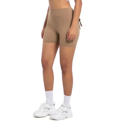 Womens Workout Shorts with Pockets Scrunch Butt Gym Biker Shorts High Waisted Booty Cargo Pants Yoga Running Leggings Activewear