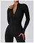 Women's Jumpsuits One-Piece Suit Zipper Long Sleeved Yoga Set Gym Push Up Workout Clothes Fitness Bodysuit Sportswear Tracksuit