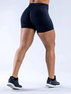 Gym Shorts Women Fitness Sports Biker Shorts 4.5" Low Ribbed Band Yoga Shorts Workout Scrunch Butt Seamless Leggings
