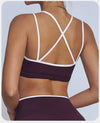 Women Sports Bra High Strength Push Up Top Fitness Underwear Yoga Bras Sport Tops for Women Breathable Running Vest Gym Wear