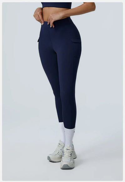 Sports Leggings For Women High Waist impact Leggings Workout Fitness Tights Athletic Wear Yoga Pants With Pocket Gym Clothing