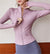 Women Long Sleeve Sport Jacket Spring Summer Gym Workout Coat Yoga Running Sports Cycling Top Casual Zipper Outfit Clothes Chic