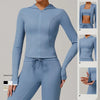 Women Sports Zipper Jacket Yoga Long Sleeved Shirts Summer Sun Protection Clothing Fitness Running Gym Tops UV Resistant Coat
