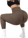 Ribbed Leggings Women Seamless High Waist Sexy Push Up Butt Yoga Pants Gym Fitness Legging Tummy Control Workout Running Tights