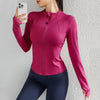 Women Yoga jacket Gym Wear zipper long sleeve fitness woman Jackets Coat