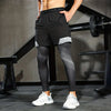 Men's Running Pants 2 in1 Double Layer Training Sweatpants Fitness Men's Jogging Pants Basketball Gym Running Pants Sportswear