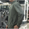 New Men Fitness Running Jacket Spring and Autumn Gym Outerwear Loose Casual Jogging Outdoor Stand-up Collar Tracksuit Sportswear