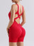 Padded Jumpsuit Sports Women Yoga Bodysuit Fitness Wear Gym Sportswear High Elastic Workout Running Clothes