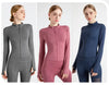 Jackets for Women Fit Coat Women Women Jacket Zippers Casual Wear Long Sleeve Tight Yoga Clothing Slimming Yoga Sports Jacket