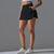 Women Gym Running Shorts Double Deck Quick Dry Gym Sport Shorts Fitness Jogging Workout Shorts With Pocket Sports Tight Short