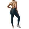Jumpsuit Women One-piece Outfit  Sleeveless Square Neck  Bodysuit  Casual Streetwear Playsuits Sport Fitness Jumpsuit Women